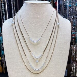 Chic Multi-Layered Gold Necklace